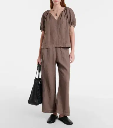 Velvet Cosette linen blouse | Thumbnail 6