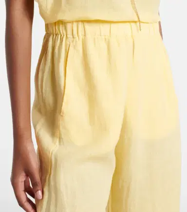 Velvet Lola linen wide-leg pants | Thumbnail 2