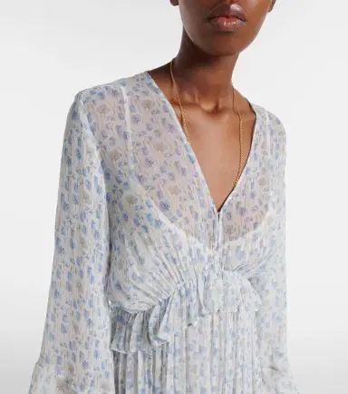 Velvet Aerin floral sheer maxi dress | Thumbnail 5 Velvet Aerin floral sheer maxi dress | Thumbnail 5