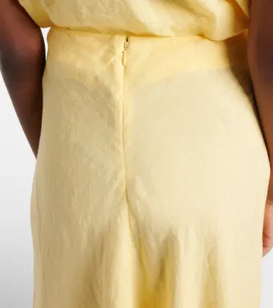 Velvet Malina linen midi skirt | Thumbnail 5