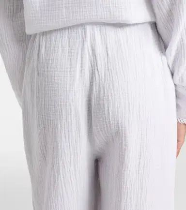 Velvet Calia cotton muslin wide-leg pants | Thumbnail 4