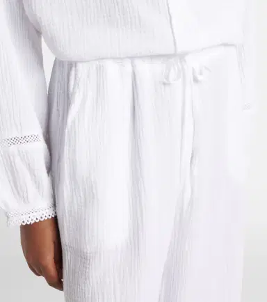 Velvet Calia cotton muslin wide-leg pants | Thumbnail 5