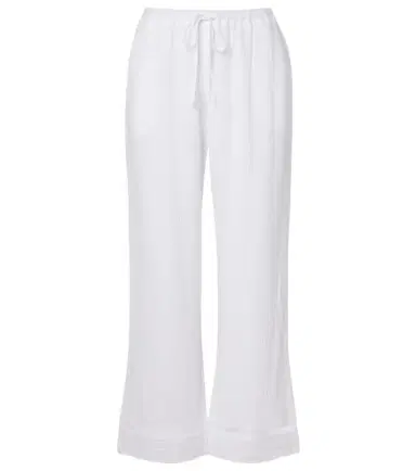 Velvet Calia cotton muslin wide-leg pants | Thumbnail 1