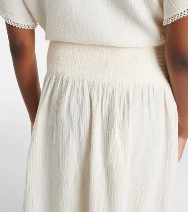 Velvet Mazie cotton gauze midi skirt | Thumbnail 2