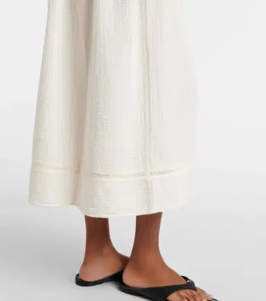 Velvet Mazie cotton gauze midi skirt | Thumbnail 3
