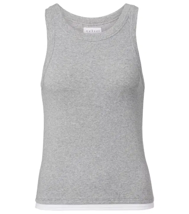 Velvet Orion ribbed-knit tank top