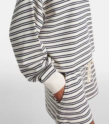 Velvet Isabelle striped cotton jersey sweatshirt | Thumbnail 4