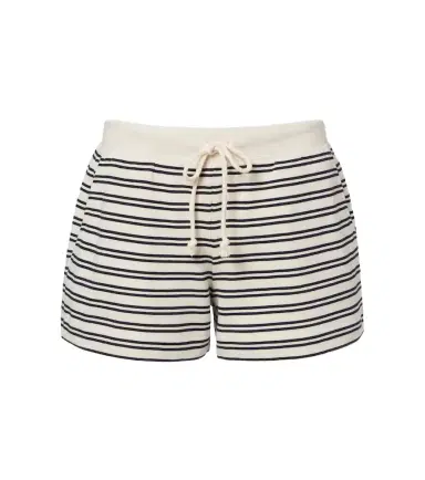 Velvet Amy striped cotton jersey shorts | Thumbnail 1