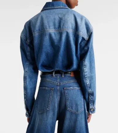 Sportmax Pevera cropped denim shirt | Thumbnail 6 Sportmax Pevera cropped denim shirt | Thumbnail 6