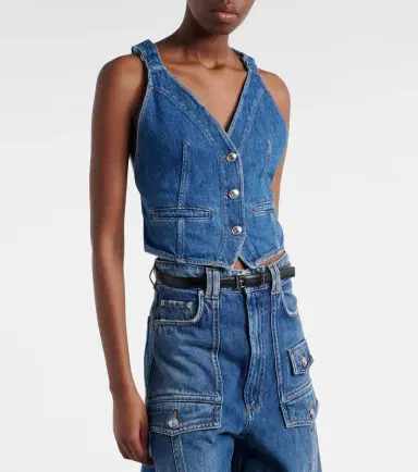 Sportmax Dama denim vest | Thumbnail 4 Sportmax Dama denim vest | Thumbnail 4