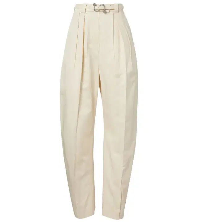 Sportmax Idoneo cotton gabardine wide-leg pants