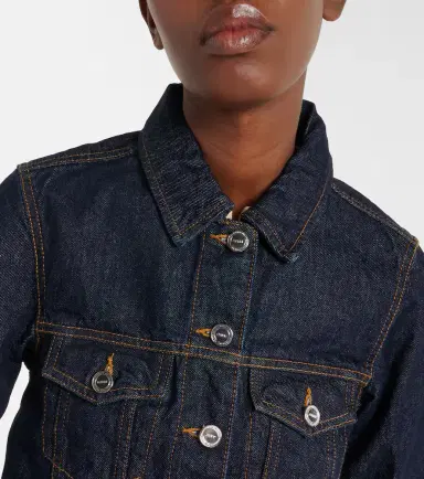 Ganni Cropped denim jacket | Thumbnail 2