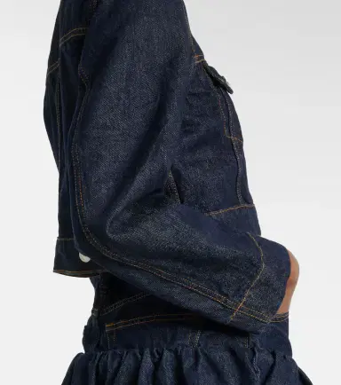 Ganni Cropped denim jacket | Thumbnail 3