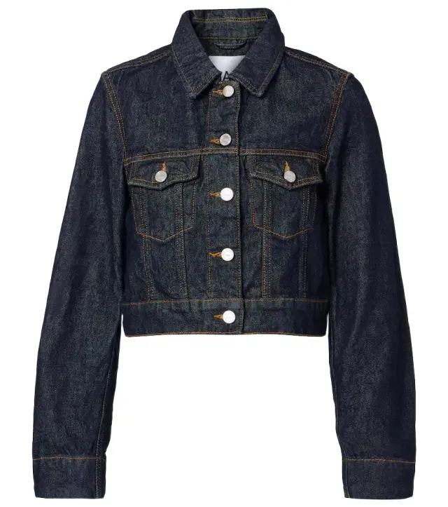 Ganni Cropped denim jacket