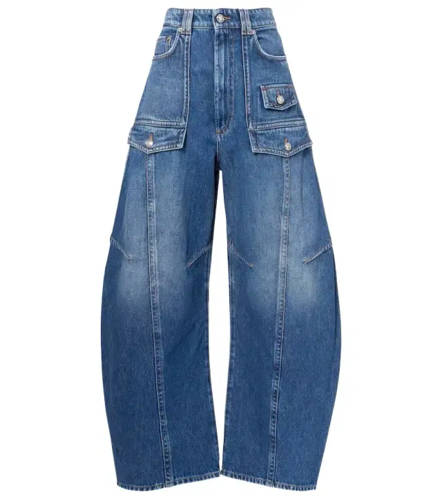 Violino barrel-leg jeans