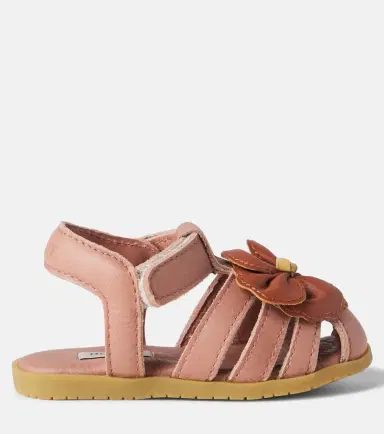 DONSJE Baby Thami floral-appliqué leather sandals | Thumbnail 3 DONSJE Baby Thami floral-appliqué leather sandals | Thumbnail 3