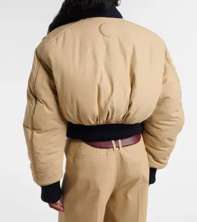 Jean Paul Gaultier Cropped cotton bomber jacket | Thumbnail 2 Jean Paul Gaultier Cropped cotton bomber jacket | Thumbnail 2