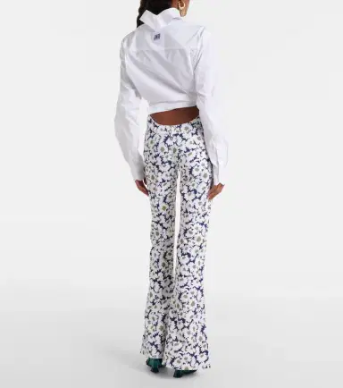 Jean Paul Gaultier Floral flared jeans | Thumbnail 4