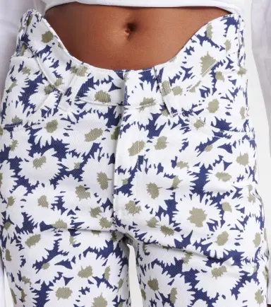 Jean Paul Gaultier Floral flared jeans | Thumbnail 5