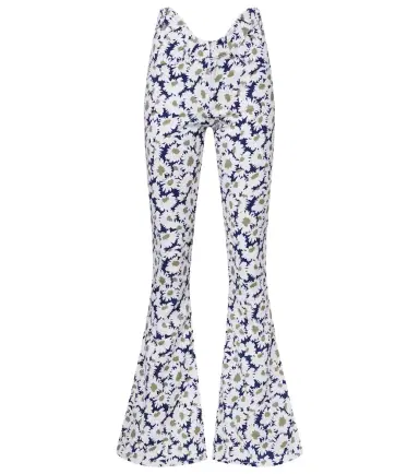 Jean Paul Gaultier Floral flared jeans | Thumbnail 1