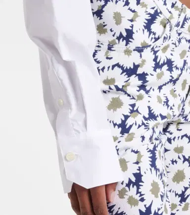 Jean Paul Gaultier Cropped cotton poplin shirt | Thumbnail 2 Jean Paul Gaultier Cropped cotton poplin shirt | Thumbnail 2