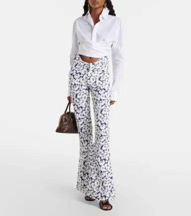 Jean Paul Gaultier Cropped cotton poplin shirt | Thumbnail 5 Jean Paul Gaultier Cropped cotton poplin shirt | Thumbnail 5