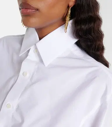 Jean Paul Gaultier Cropped cotton poplin shirt | Thumbnail 6 Jean Paul Gaultier Cropped cotton poplin shirt | Thumbnail 6