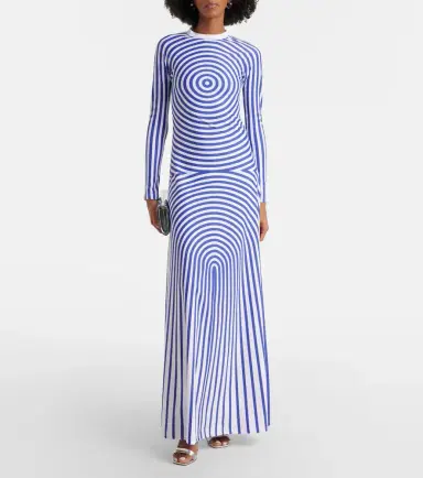 Jean Paul Gaultier Printed jersey maxi dress | Thumbnail 2