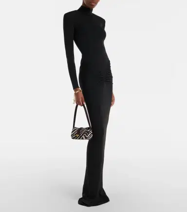 The New Arrivals Ilkyaz Ozel Zébrée.07 calf hair shoulder bag | Thumbnail 4