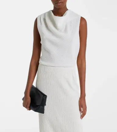 Vince Draped knitted top | Thumbnail 4