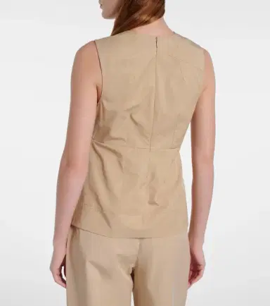 Vince Pleated peplum top | Thumbnail 3