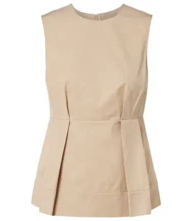 Vince Pleated peplum top | Thumbnail 1