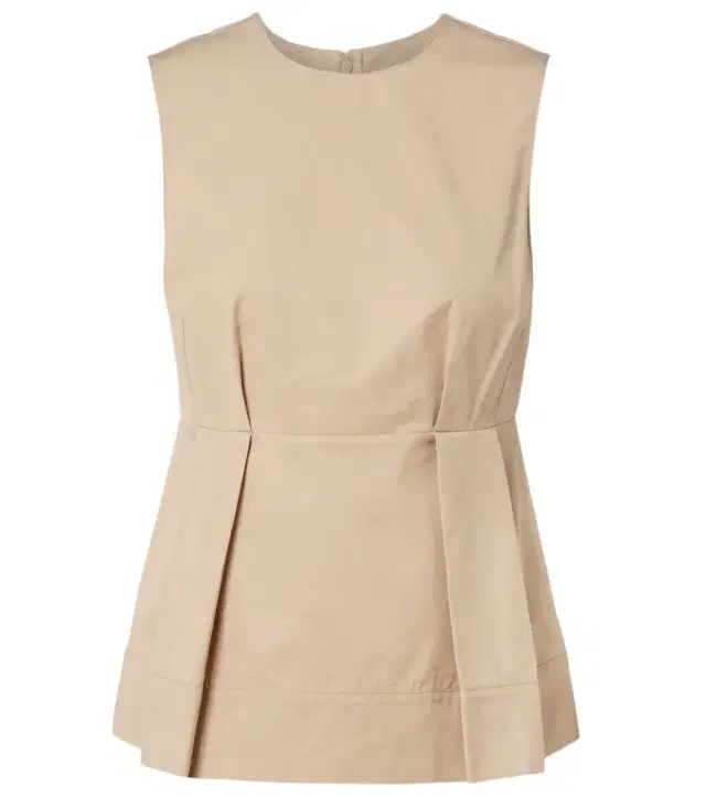 Vince Pleated peplum top