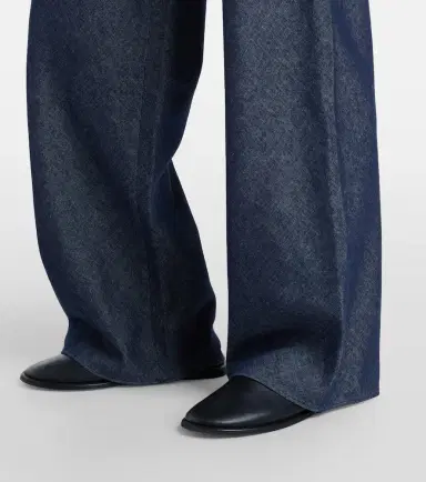 Vince Colette cotton and linen chambray wide-leg pants | Thumbnail 6