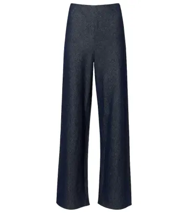 Vince Colette cotton and linen chambray wide-leg pants | Thumbnail 1