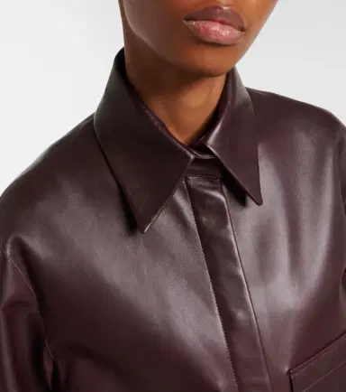 Nour Hammour Darcy leather jacket | Thumbnail 2