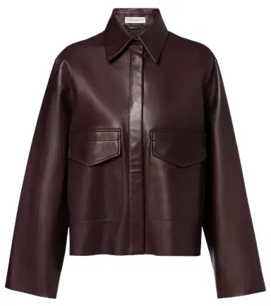 Nour Hammour Darcy leather jacket | Thumbnail 1