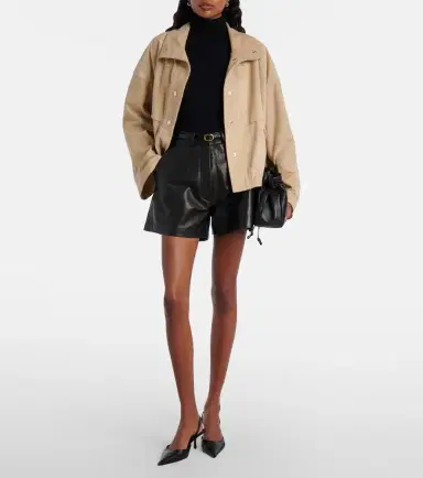 Nour Hammour Park suede jacket | Thumbnail 3