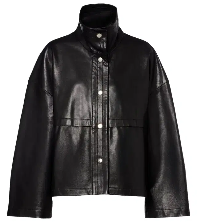 Nour Hammour Park leather jacket
