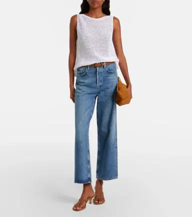 Vince Crochet cotton-blend top | Thumbnail 3