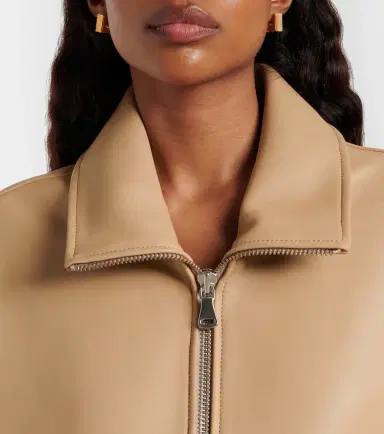 Nour Hammour Beck leather bomber jacket | Thumbnail 7