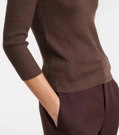 Vince Ribbed-knit cashmere and silk sweater | Thumbnail 3