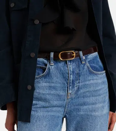 Nili Lotan Reine leather and suede belt | Thumbnail 3 Nili Lotan Reine leather and suede belt | Thumbnail 3