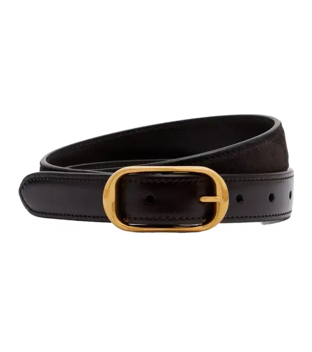 Nili Lotan Reine leather and suede belt