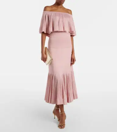 Zimmermann Luna knitted pleated midi skirt | Thumbnail 5 Zimmermann Luna knitted pleated midi skirt | Thumbnail 5