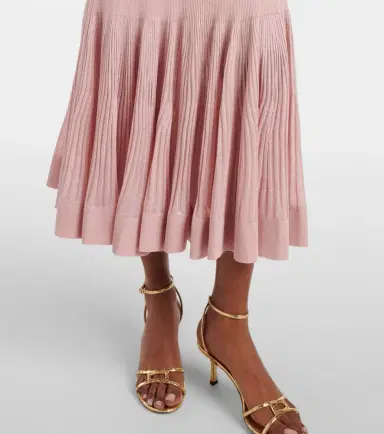 Zimmermann Luna knitted pleated midi skirt | Thumbnail 6 Zimmermann Luna knitted pleated midi skirt | Thumbnail 6