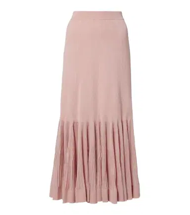 Zimmermann Luna knitted pleated midi skirt | Thumbnail 1 Zimmermann Luna knitted pleated midi skirt | Thumbnail 1