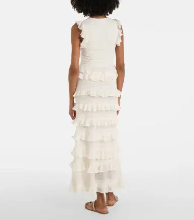 Zimmermann Luna ruffled tiered maxi skirt | Thumbnail 2