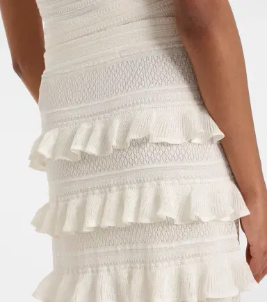 Zimmermann Luna ruffled tiered maxi skirt | Thumbnail 5