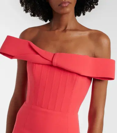 Rachel Gilbert Rydell off-shoulder gown | Thumbnail 2